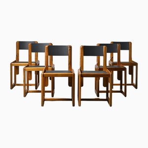 Französische Stühle von André Sornay, 1960, 6er Set