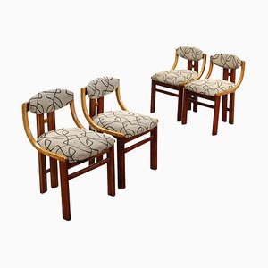 Vintage Chairs in Mahogany & Foam, Argentina, 1960s