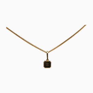 Triomphe Plate Necklace from Celine