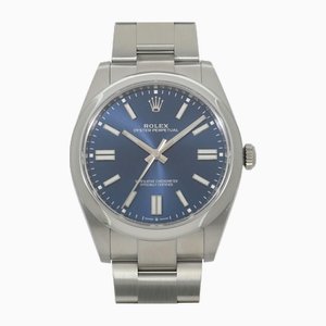 Reloj Oyster Perpetual 41 en azul brillante 124300 de Rolex