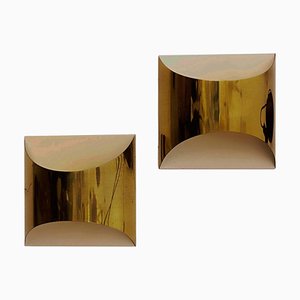 Wall Lamp attributed to Enrico Tronconi for Tronconi Quadrotto, Italy, 1980s, Set of 2