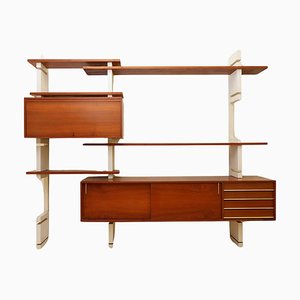 Mid-Century Modern Modular Wall Unit Extenso attributed to Amma Torino, Italy, 1960s