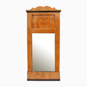 Antiker Biedermeier Spiegel aus Eschenholz