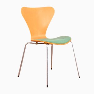 Mid-Century Model 3107 Chairs by Arne Jacobsen for Fritz Hansen, 1987, Set of 6