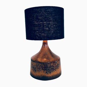Lámpara de mesa escandinava Mid-Century de cerámica de Aypot, Suecia, años 70