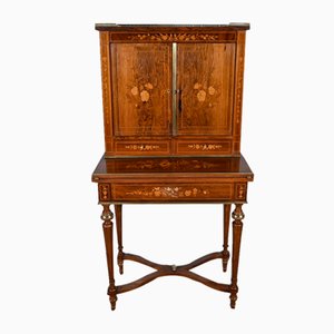 Small Charles X Style Writing Cabinet, 19th Century