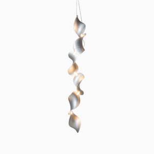 Dune 8V Hanging Lamp with Silver Anodized Shades from Moss