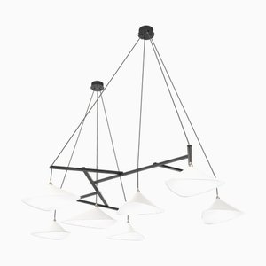 Emily Hanging Lamp with Metal Shade from Moss