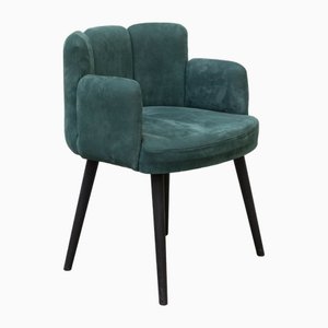 Suede Armchairs, 2010s, Set of 8