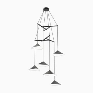 Emily V6 Group Hanging Lamp from Moss