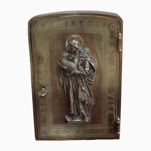 19th Century Bronze Tabernacle Door