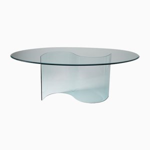 Vintage Glass Dining Table