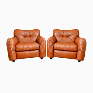 Set of Vintage Italian Armchairs, 1960s