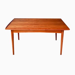 Vintage Scandinavian Extending Table in Organic Design Teak, 1960s