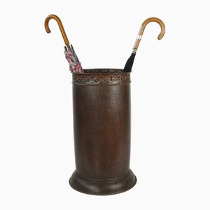 Cylindrical Copper Umbrella Stand