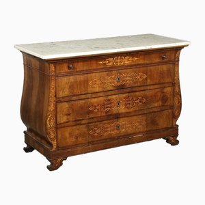 19th Century Charles X Chest of Drawers in Maple, Italy