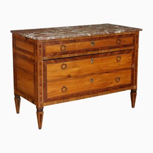 17th Century Neoclassical Chest of Drawers in Walnut, Italy