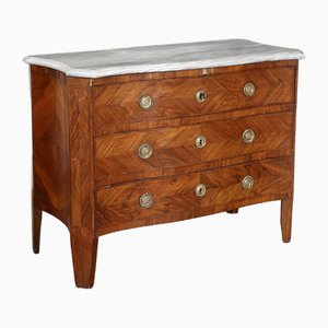 17th Century Neoclassical Chest of Drawers in Walnut, Italy