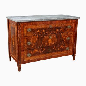 18th Century Chest of Drawers Neoclassical Walnut, Italy