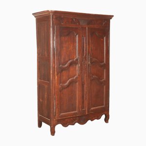 Small Neoclassical Wardrobe in Carved Wood, 1900s