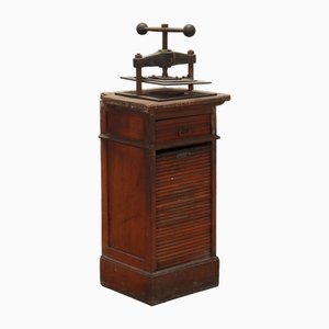 Early 19th Century Office Cabinet with Press, Italy