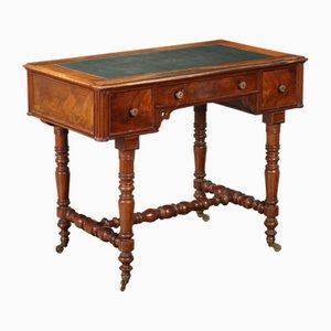 Viktorianischer Schreibtisch aus Mahagoni Furnier, Frühes 19. Jh.