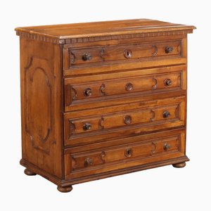 B20th Century aroque Chest of Drawers in Walnut, Italy