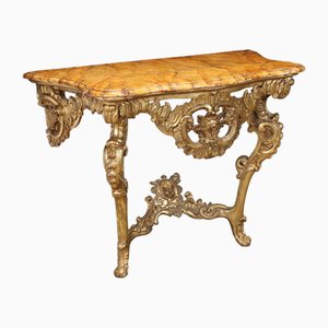 Barocchetto Console with Lacquered Top