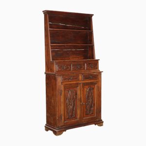 20th Century Baroque Double Top Cupboard in Fir, Italy