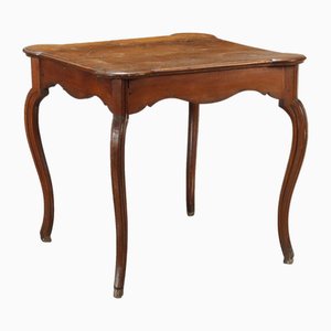 Table Basse Antique en Noyer et Erable