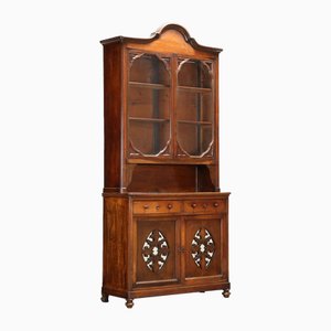 Antique Double Top Showcase with Drawers