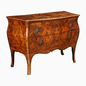 Antique Baroque Chest of Drawers in Walnut