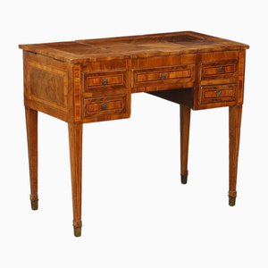 Antique Neoclassical Vanity Table in Walnut