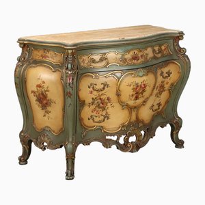 Antique Baroque Style Chest of Drawers in Maple