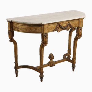 Carved and Gilded Console Table