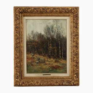Nach Charles-François Daubigny, Landschaft, Öl auf Leinwand