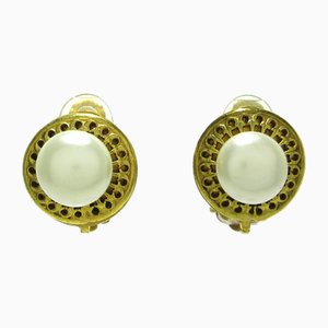 Boucles d'Oreilles Clip-On en Fausses Perles de Chanel, Set de 2