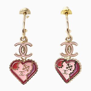 Earrings with Heart Motif from Chanel, Set of 2