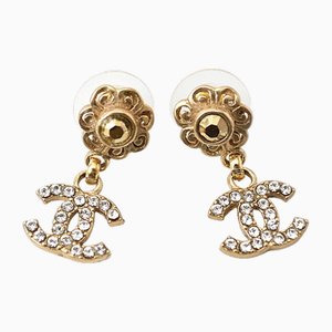 Flower CC Earrings from Chanel, Set of 2