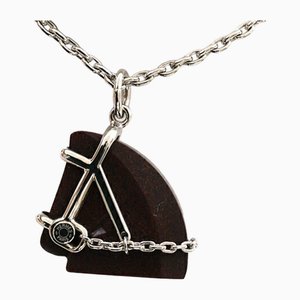 Cheval Pendant Necklace from Hermes