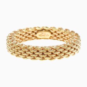 Somerset Mesh Ring in Pink Gold from Tiffany & Co.