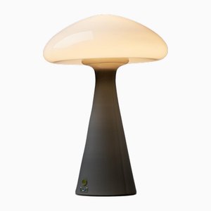Vintage Italian Glass Mushroom Table Lamp from Vistosi, 1960