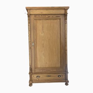 Wilhelminian Style Farmhouse Cabinet in Natural Wood