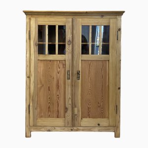 Farmhouse Cabinet in Natural Wood
