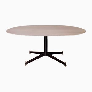 T2 Dining Table in White Marble attributed to Ignazio Gardella for Azucena, 1950s