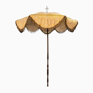 Parasol Religieux avec Croix, 19ème Siècle