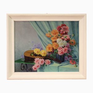 Still Life, 20th Century, Oil on Masonite, Framed