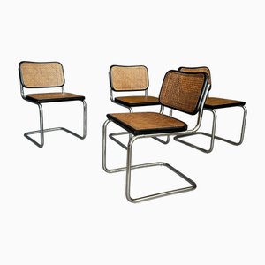 Cesca Chairs by Marcel Breuer for Gavina, 1970s, Set of 4