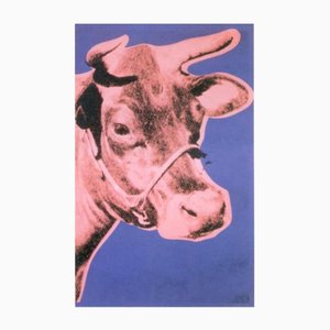 Andy Warhol, Kuh (Pink & Lila), Digitaldruck