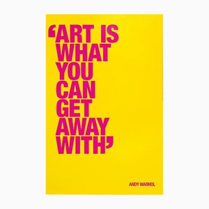 Andy Warhol, Art (Special Edition), Silkscreen Print